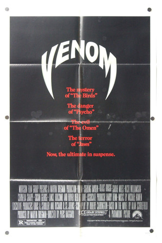 Venom 1981 Original Movie Poster 27" x 41"