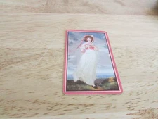 "Pinkie" Vintage Linen Single Swap Playing Card Lawrence Oil Painting Replica