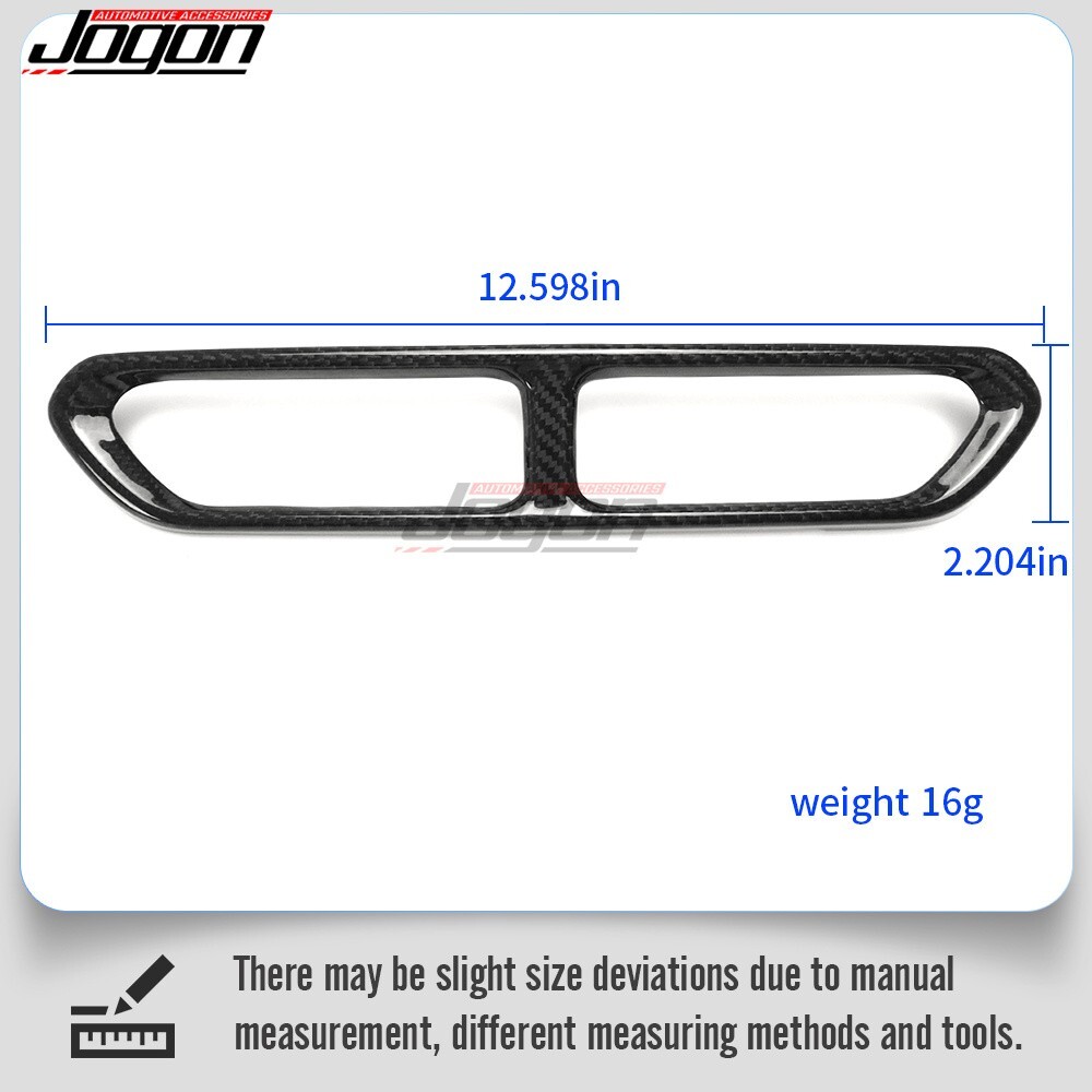 Real Carbon Fiber Console AC Vent Intake Outlet Trim For Lotus Emira V6 i4 2023+