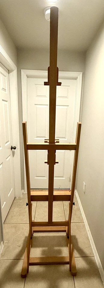 Winsor & Newton Shannon Artist Studio Easel H-Frame With 2 Extra Canvas Clamps - Image 3 of 3