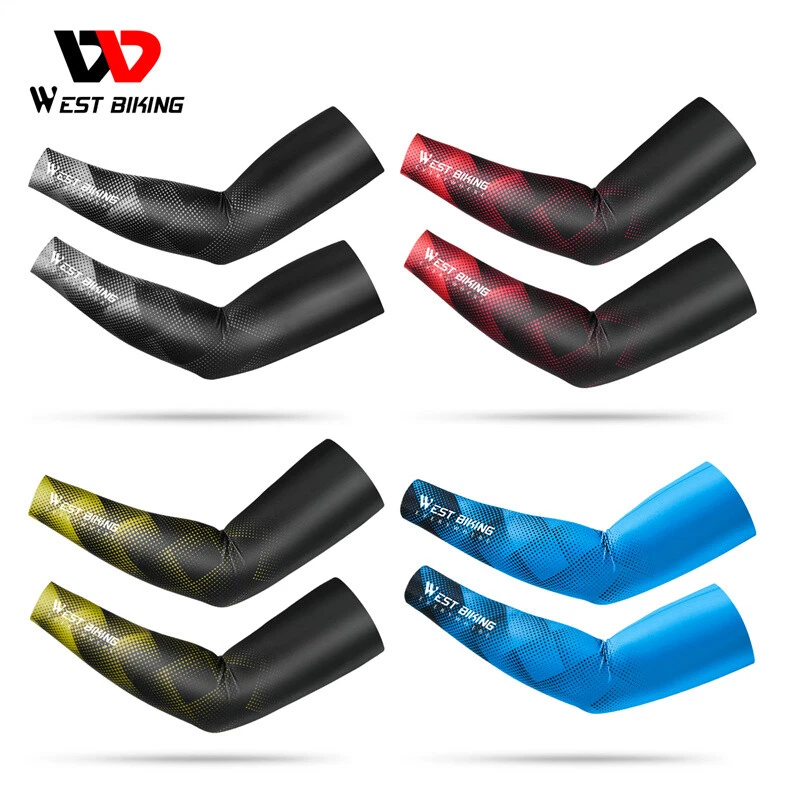 Cooling Arm Sleeves UV Sun Protection Cycling Sports Sleeves Arm Sleeves Cover - Image 2 of 4