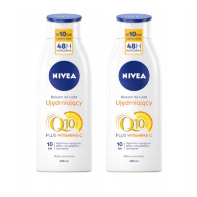 Nivea Body Lotion with Coenzyme Q10 and Organic Argan Oil 2 X 14 oz