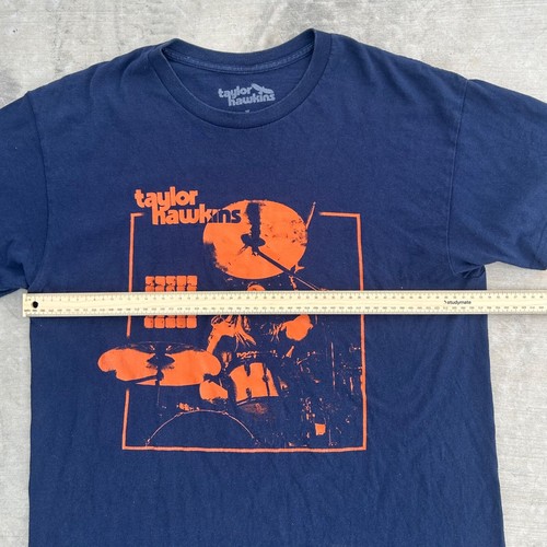 Foo Fighters Taylor Hawkins 2022 Tribute Concert Shirt Men Large Blue Cotton LA - Picture 11 of 12
