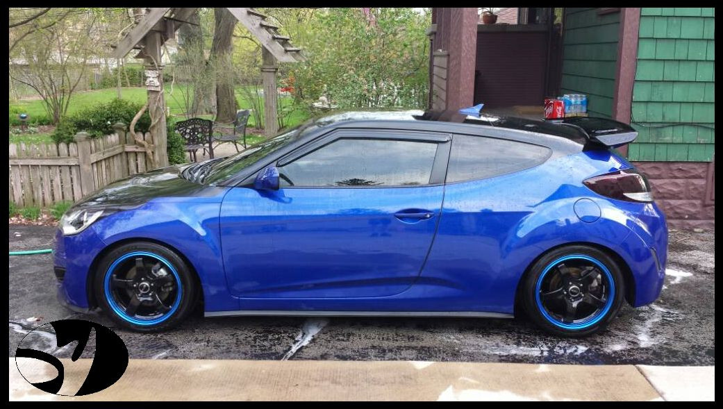 LOTuS Side Skirt RhinoLip Rubber Chin Lip Trim or Front Add-on Stance Style Kit