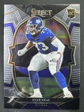 2022 Panini Select Football Evan Neal Giants Concourse RC Rookie 83