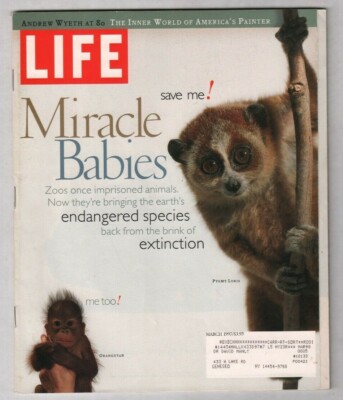 Life Magazine Miracle Babies Endangered Species March 1997 012720nonr