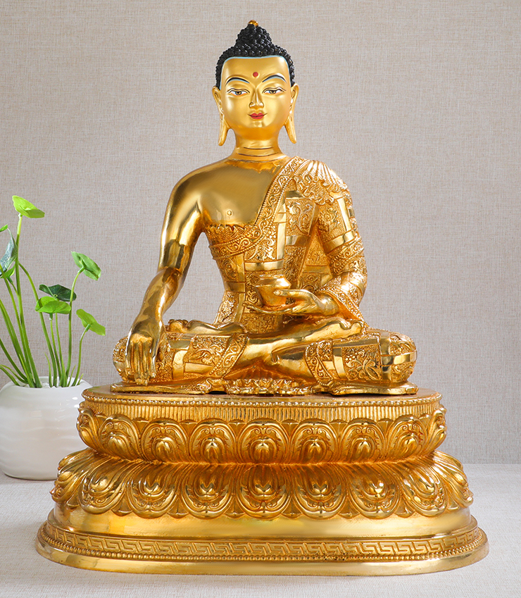 18'' Tibetan Buddhism Amitbaha Buddha Bronze 24k gilt Statue | eBay