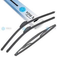 YOU.S SCHEIBENWISCHER SET VORNE + HINTEN für MITSUBISHI OUTLANDER II (CW_W)