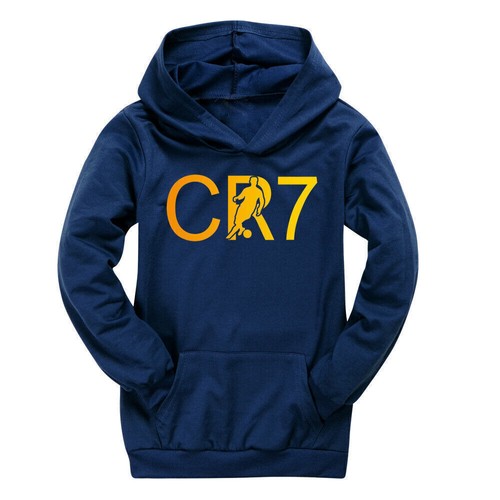 CR7 Kinder Jungen Hoodie Sweatshirt Kapuze Pullover Freizeit Frühling Herbst - Bild 8 von 13