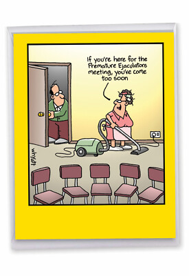 1 Large Funny Birthday Greeting Card - Too Soon J8318BDG