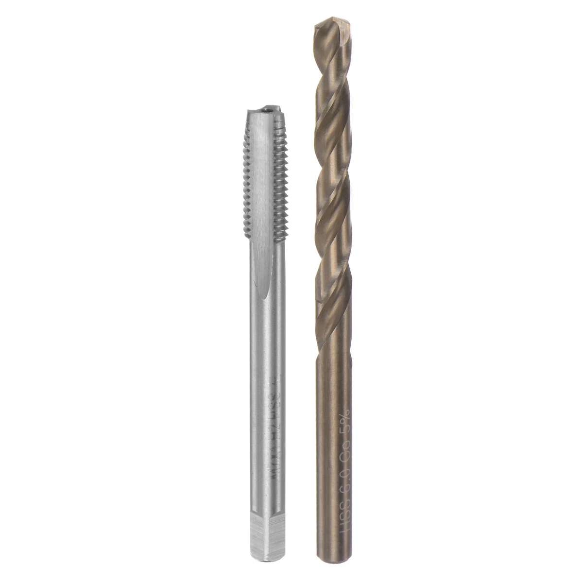 M7 x 1 H2 Left Hand Straight Flute Tap 6mm Drill Bit Set High