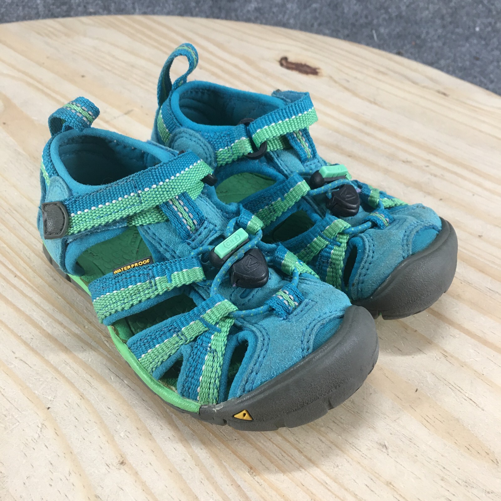 Sandali Keen Junior 9 Seacamp II CNX pescatore verde comfort bassi 1010090