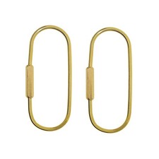 2 Set Durable Brass Screw Lock Chain Key Ring, Keychain for