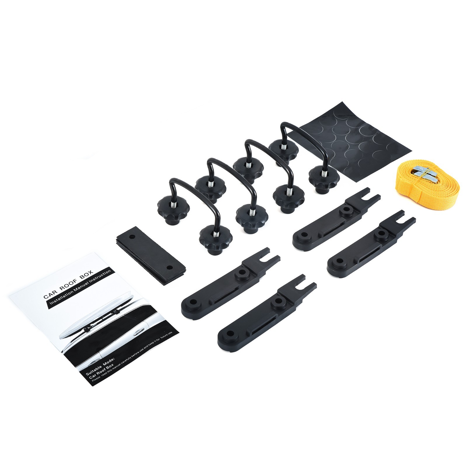 14 ft³ Heavy Duty ABS Vehicle Roof Top Storage Box Cargo Luggage Carrier 2 Locks