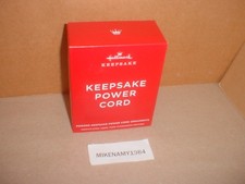 Hallmark KEEPSAKE POWER CORD for 7 Ornaments Power Supply Adapter 2017-2024 NIB