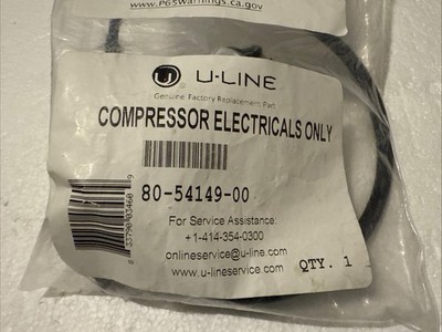 U-Line, 80-54149-00, Compressor Electricals Only, OEM, New!