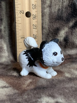 Littlest Pet Shop Mail Order 1992 Puppy Dog Black And White Puffy Husky Kenner
