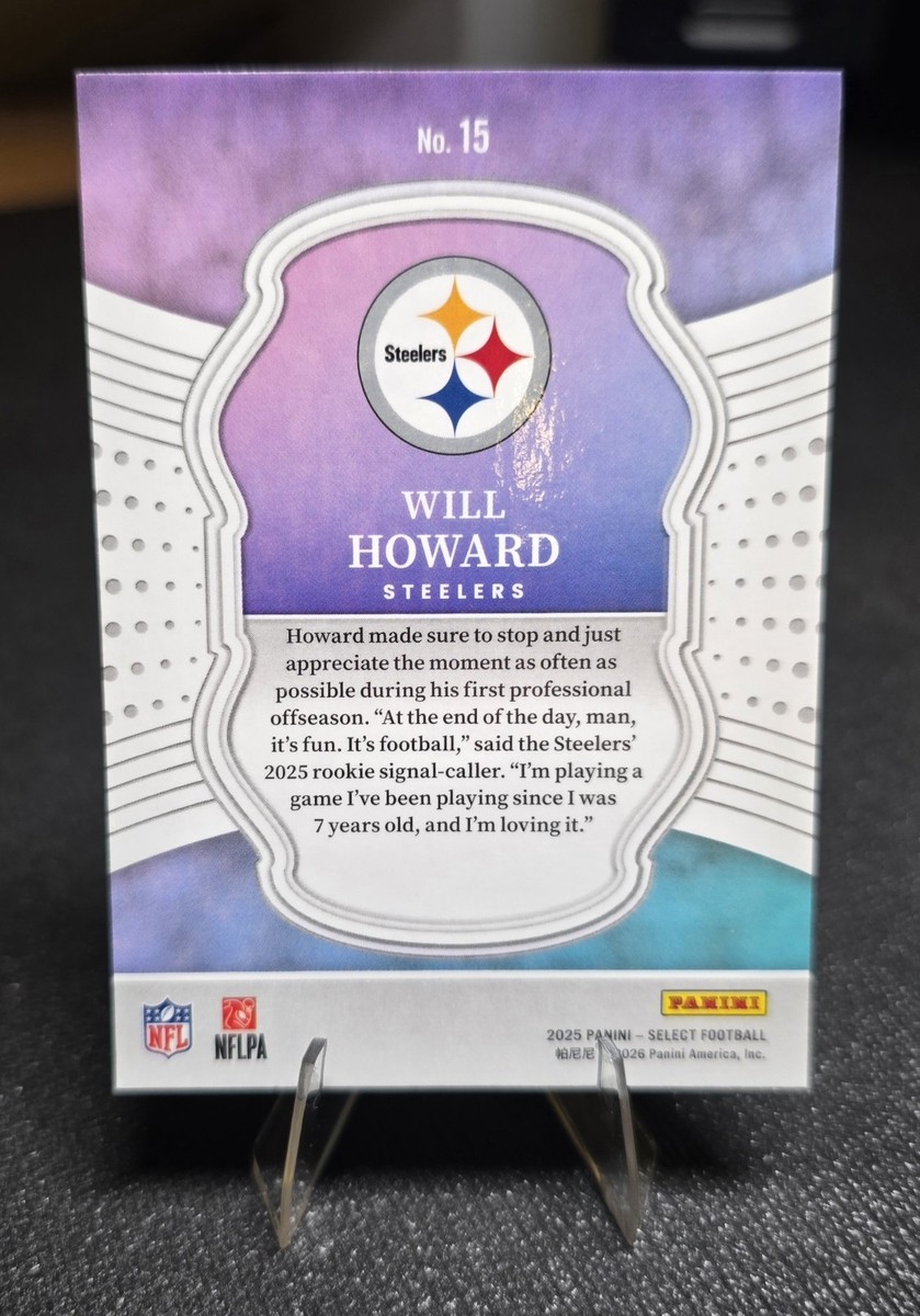 2025 Select Will Howard Select Certified #15 | eBay