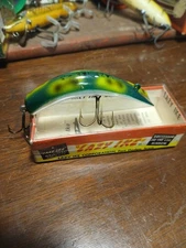 Vintage LAZY IKE KL-36 Frog Color Fishing Lure NEW IN BOX w/Insert