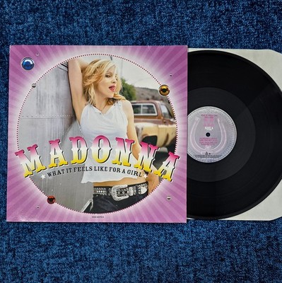 MADONNA WHAT IT FEELS LIKE FOR A GIRL 12'' VINYL EU/UK 2001 MAXI LP RECORD Pink