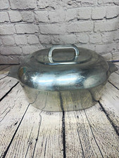 Wagner Ware Magnalite 4265P Oval Aluminum Casserole Roaster with Lid Silver