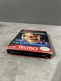 1991 Tecmo Super Bowl Video Game For NES - CIB With Cartridge Sleeve Instruction