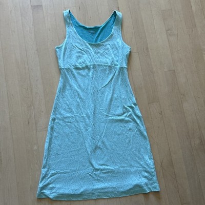 Columbia Omni-Freeze Zero Sport Sweat Dress Womens XS Teal Sleeveless Scoop Neck