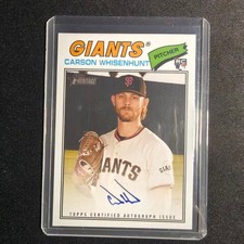 🎗️TA 2026 TOPPS HERITAGE BASEBALL REAL ONE AUTO RC CARSON WHISENHUNT