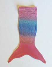 Slumber Tail  Mermaid Tail  Pink/Blue Blanket For Kids Ages 4-12yrs 52" X 28"
