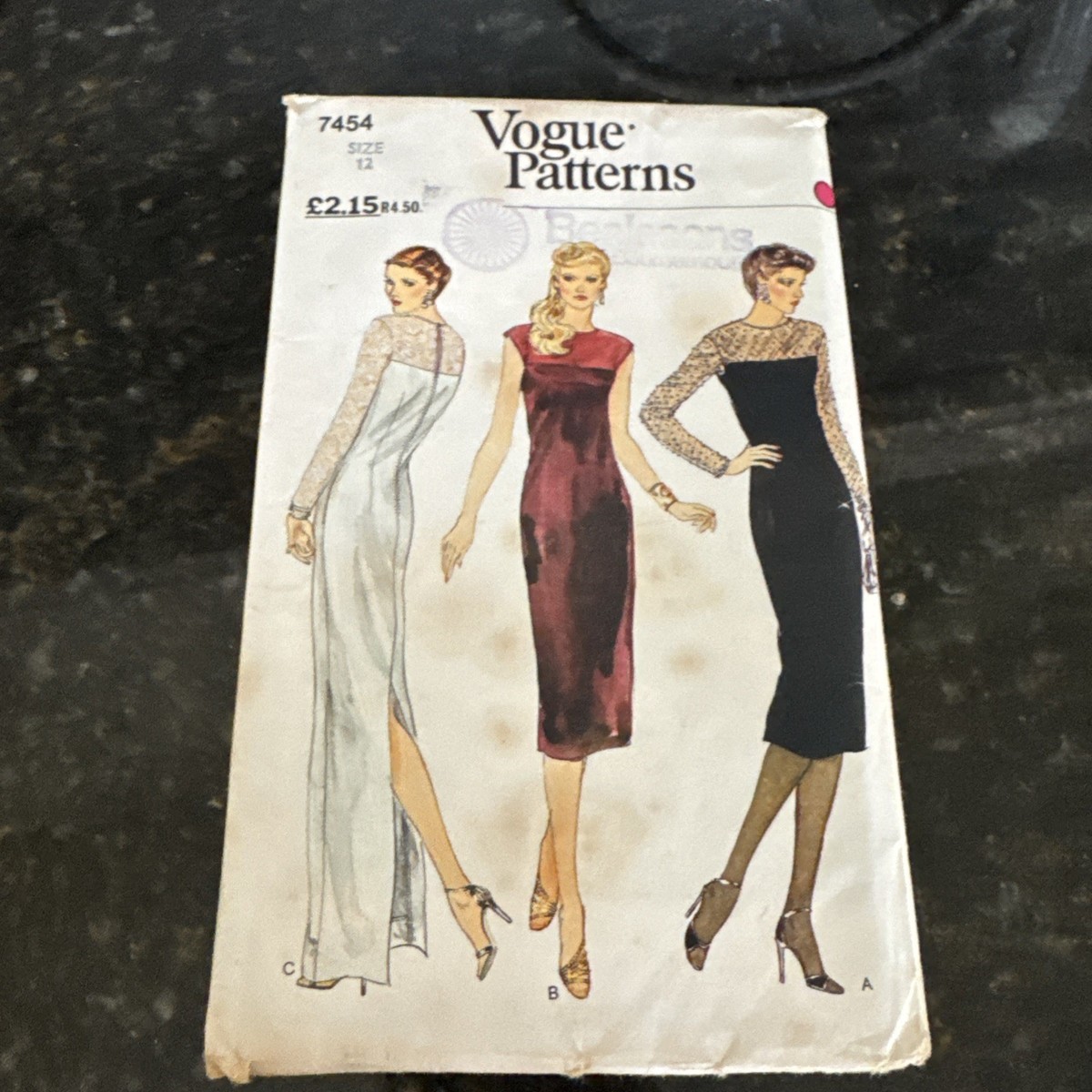 Vintage Vogue Patterns 7454 Size 12 Dresses Brand New | eBay UK