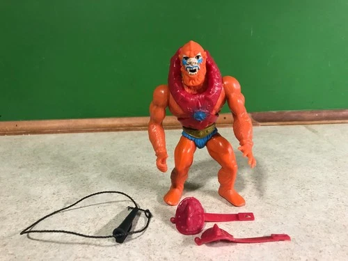Vintage Masters of the Universe MOTU HeMan 100% Complete 1983 BEAST MAN Figure