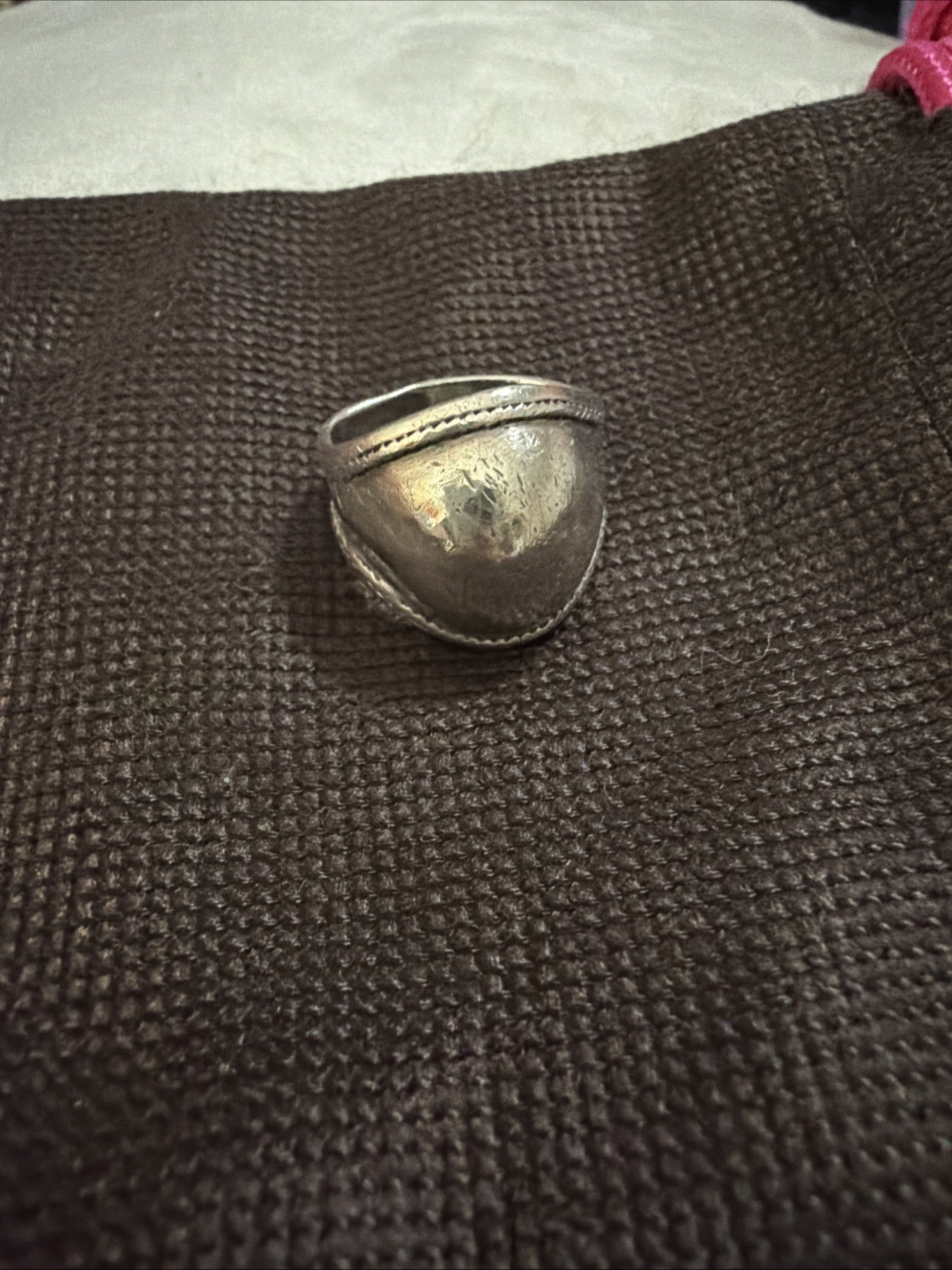 Silver Dome Ring - image 1