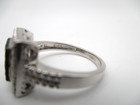 Sterling Silver 73 Blue & White Diamonds Halo Ring Size 8.75 [R339] — photo 9