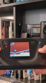 Sega Game Gear GG Console w/ F.P. V4.2 LCD Kit. Original Shell & New Capacitors 