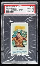 2010 Topps Allen & Ginter's Mini Bazooka Back 20/25 David Blaine #272 PSA 8 4e1