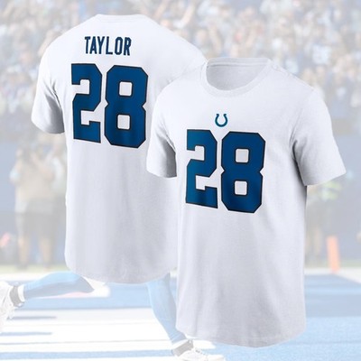 Jonathan Taylor #28 Indianapolis Colts 2025 Player Name & Number Fashion Game