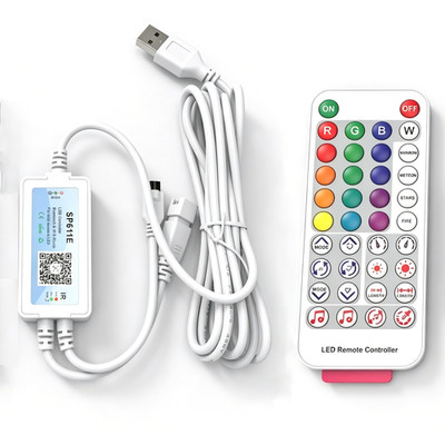SP611E 2M USB LED Controller WS2812B WS2813 RGB IC Strip App IR Music Sync Timer
