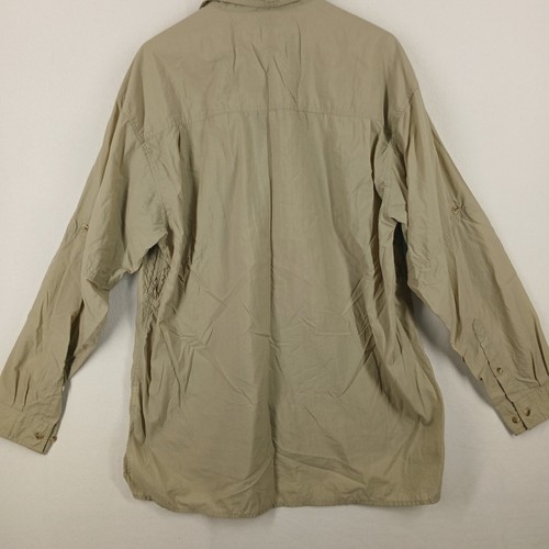 Columbia Grt Jeep 101 Active Shirt Mens XL Pre-owned Tan Vented Adventure Nature - Picture 9 of 12