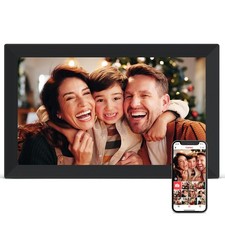 Digital Picture Frame WiFi, 15.6 Inch Frameo Digital Photo Frame, 32GB Memory...
