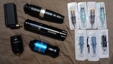 WIRELESS TATTOO PEN GUN BUNDLE   DRAGONHAWK   ESSENCE   WORMHOLE
