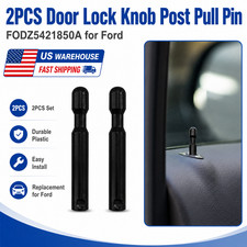 2pcs Door Lock Knob Post Pull Pin Fodz5421850a For Ford F150 Explorer Mustang