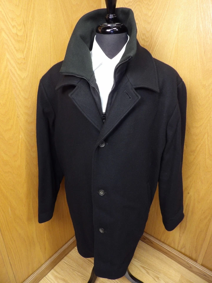 Lauren Ralph Lauren Overcoat Top Coat Winter Coat 54r Wool Nylon Insulated B#7 - Image 2 of 4