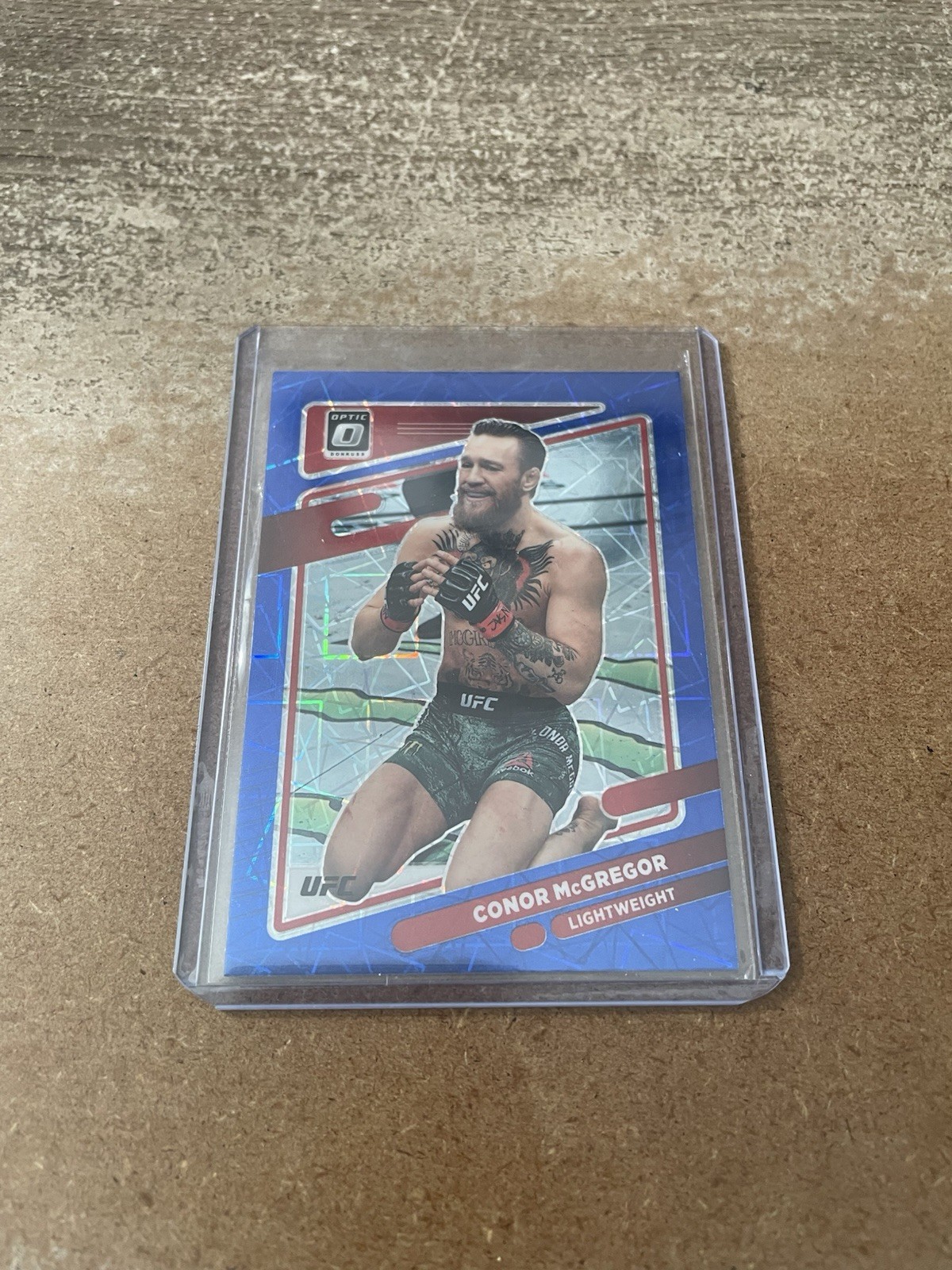 2022 Panini Donruss Optic UFC Blue Velocity Prizm Conor McGregor #75