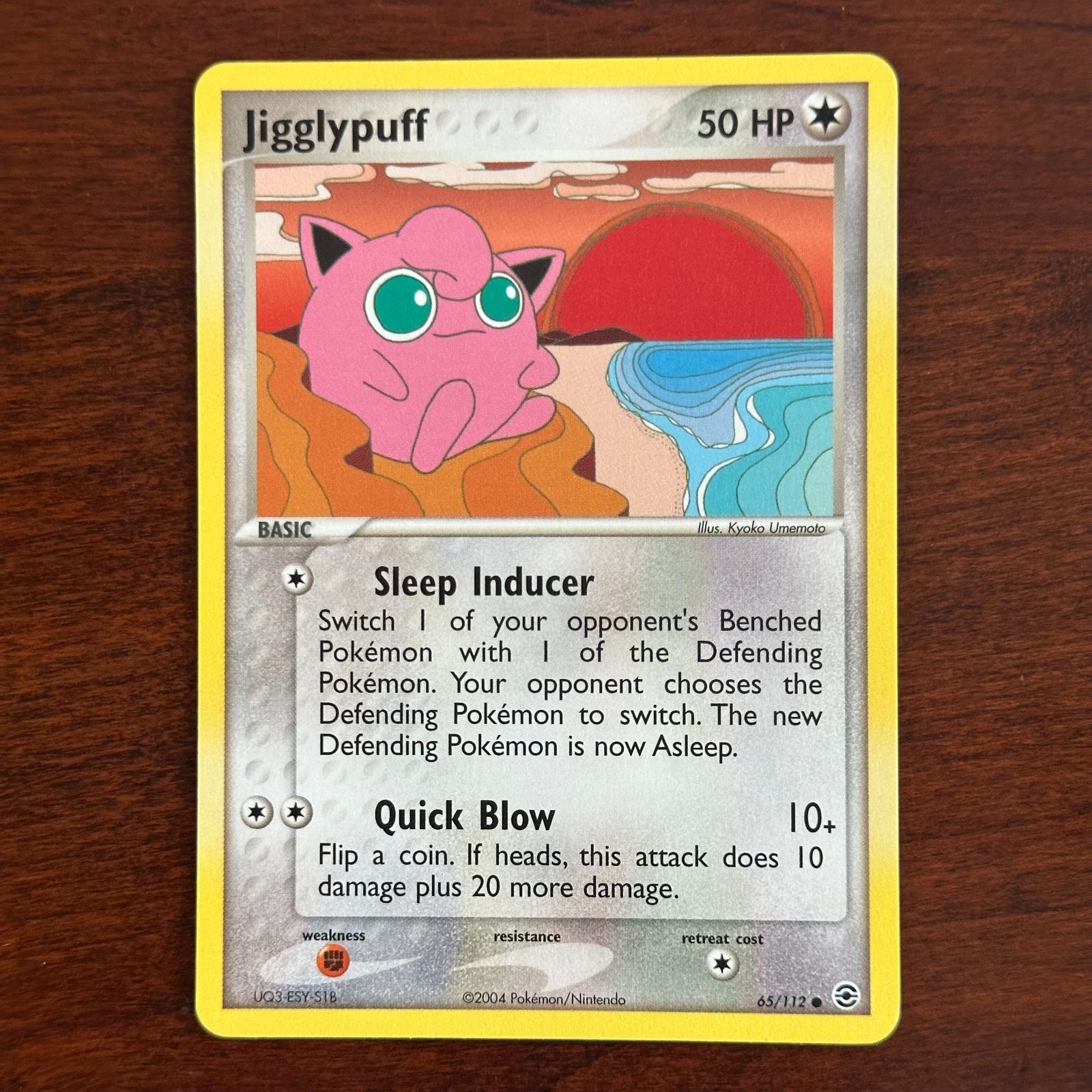 Jigglypuff 65/112 Common EX FireRed LeafGreen Pokemon Card