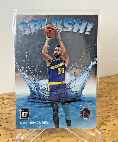 Stephen Curry #10 2022 Panini Donruss Optic Splash card