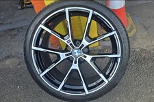 728M 20” GENUINE BMW 8 SERIES G14 REAR ALLOY WHEEL CERIUM GREY M850i 9J 8095774