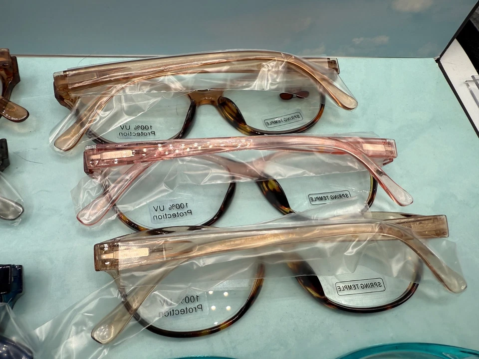 JUEGO DE 10 GAFAS DE LECTURA JOY MANGANO LECTOR OJO DE GATO FUERZA +1,00 VINTAGE Foto 4 de 4