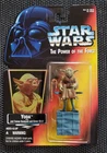 1995 Kenner Star Wars Yoda with Jedi Trainer Backpack and Gimer Stick (Foil)