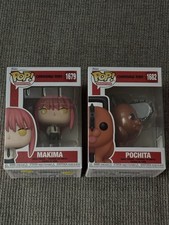 Funko Pop Animation: Chainsaw Man Bundle - Pochita 1682 Makima 1679