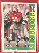 1992 Fleer NFL Prospects, Amp Lee Rookie Card, #441, Florida State Seminoles. rookie card picture
